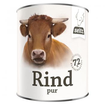 Seitz Hundefutter Rind Pur 800g